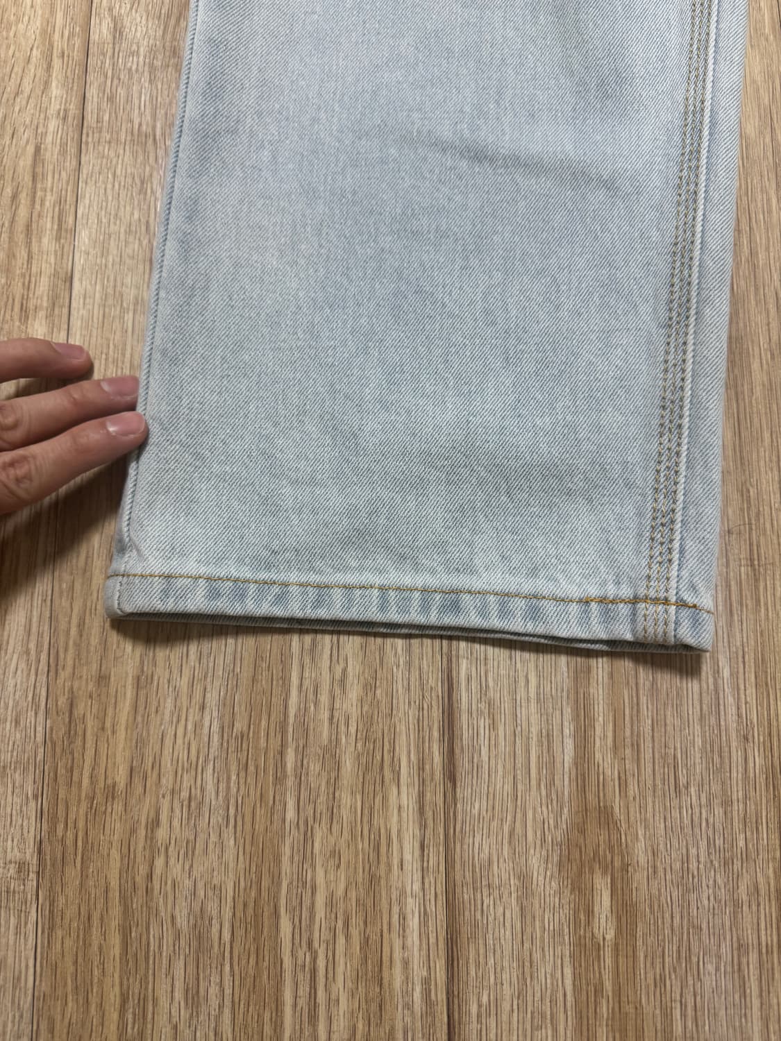 m) 플라스틱프로덕트 페인터 데님 팬츠 상품이미지7