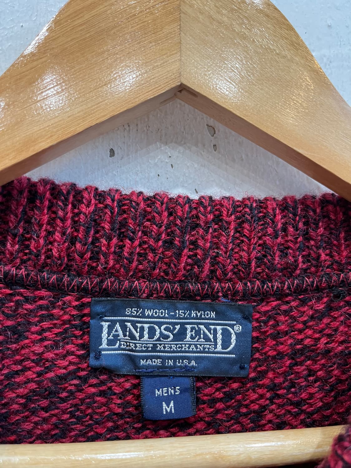 LANDS END 울 니트 스웨터 Made in USA  상품이미지2