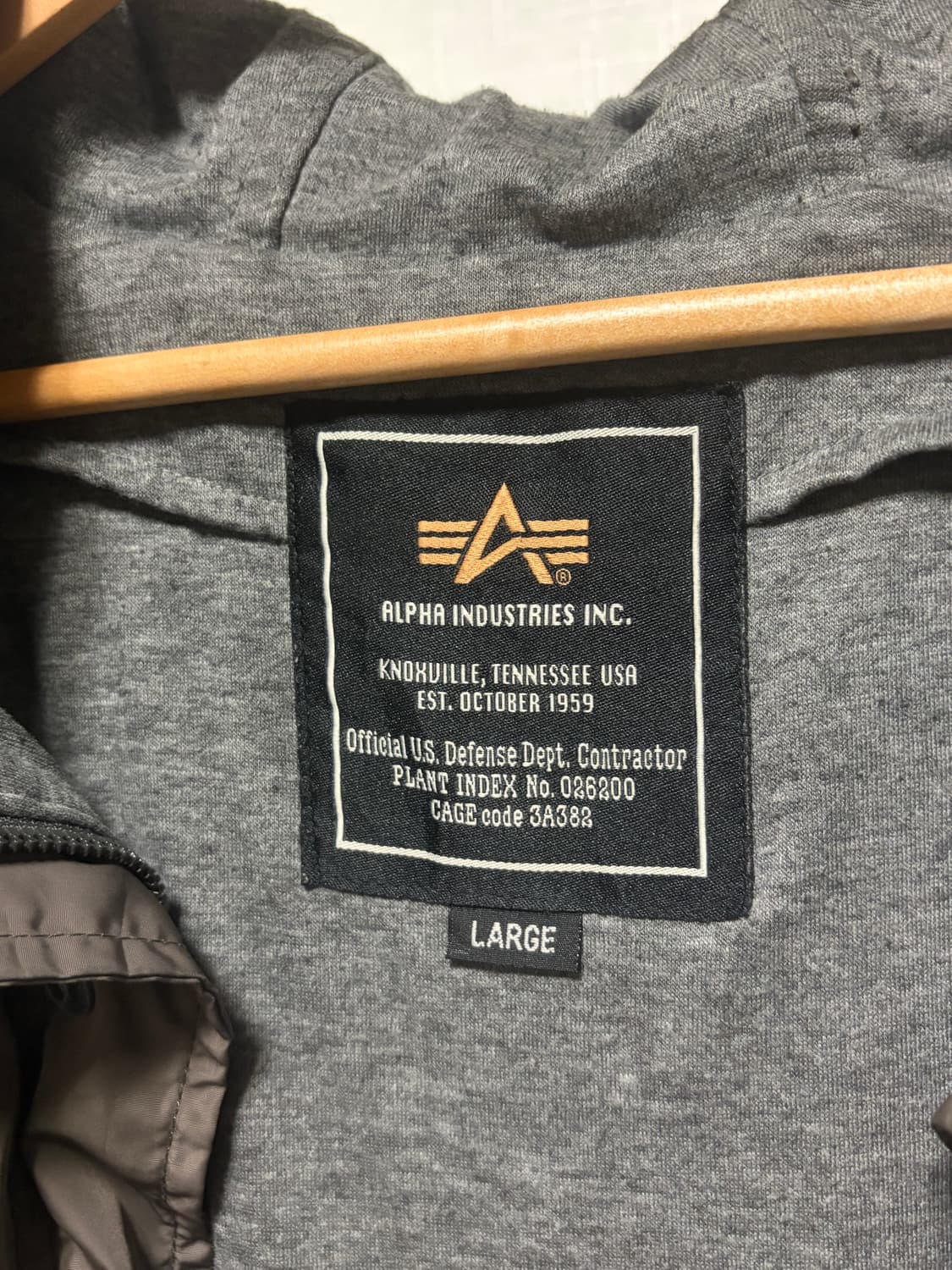 ALPHA INDUSTRIES 알파인더스트리 야상 집업 점퍼 상품이미지6