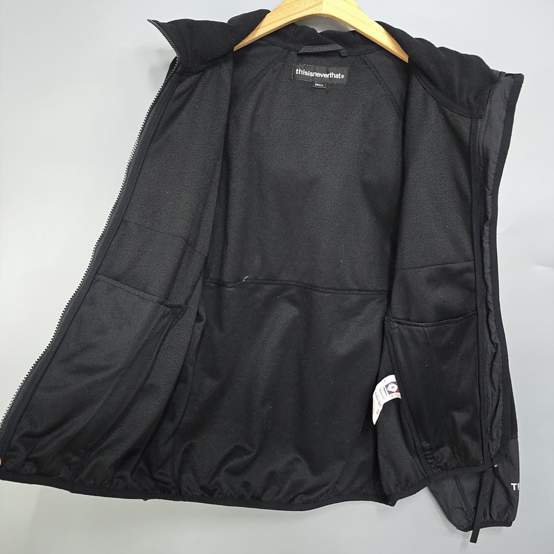 디스이즈네버댓(thisisneverthat) 플리스 믹스 후드집업 S 상품이미지4