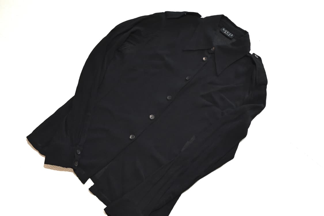 Gucci by tom ford 1996 silk sheer shirts 상품이미지2