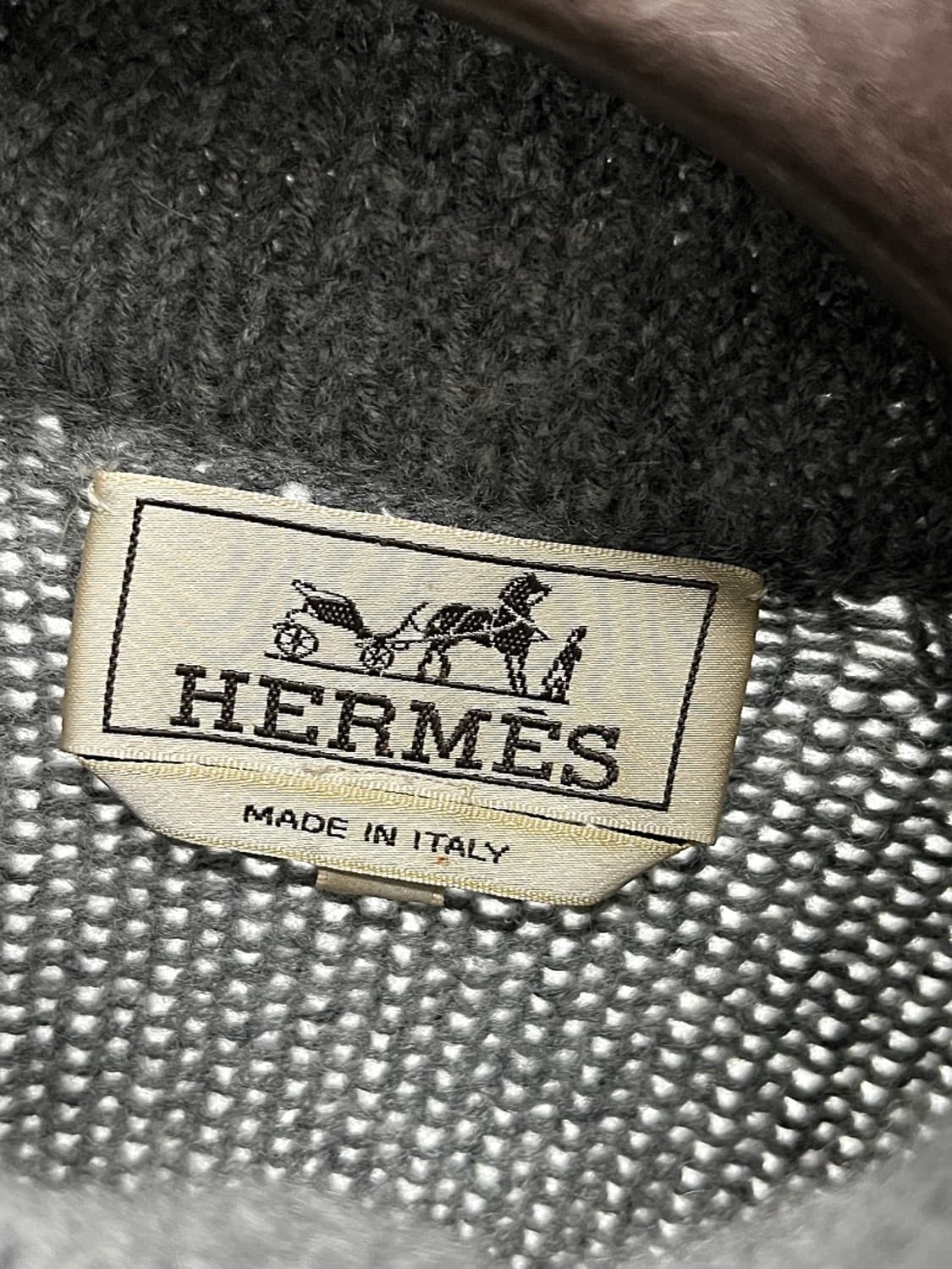 105) 에르메스 캐시미어 버튼니트  상품이미지5