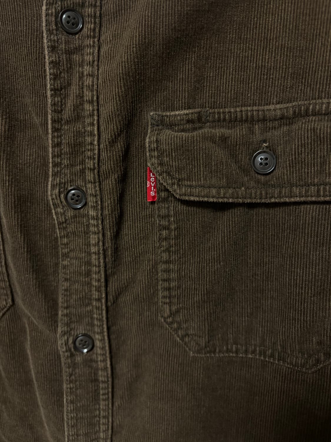 Levi’s red tab 리바이스 레드탭 코듀로이 셔츠 상품이미지4
