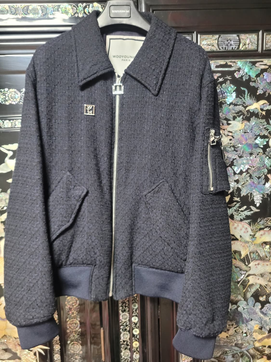 23ss 우영미트위드 네이비블루종 팝니다 전국완판제품 상품이미지5