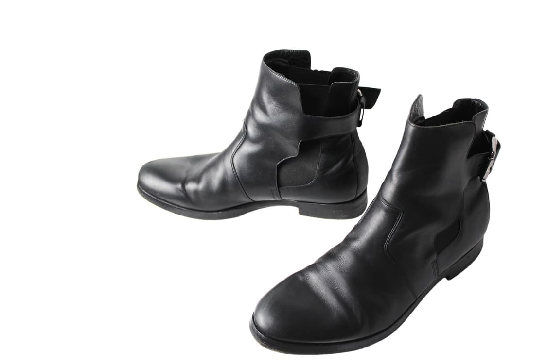 Pierre Hardy Black Leather Strap Boots 상품이미지4