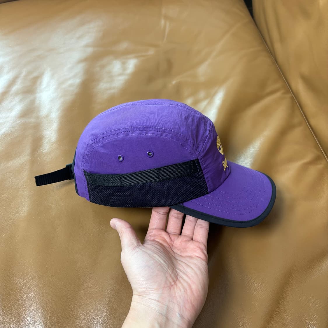 슈프림 팀버랜드 캠프캡 모자 사이드 메쉬 퍼플 상품이미지3