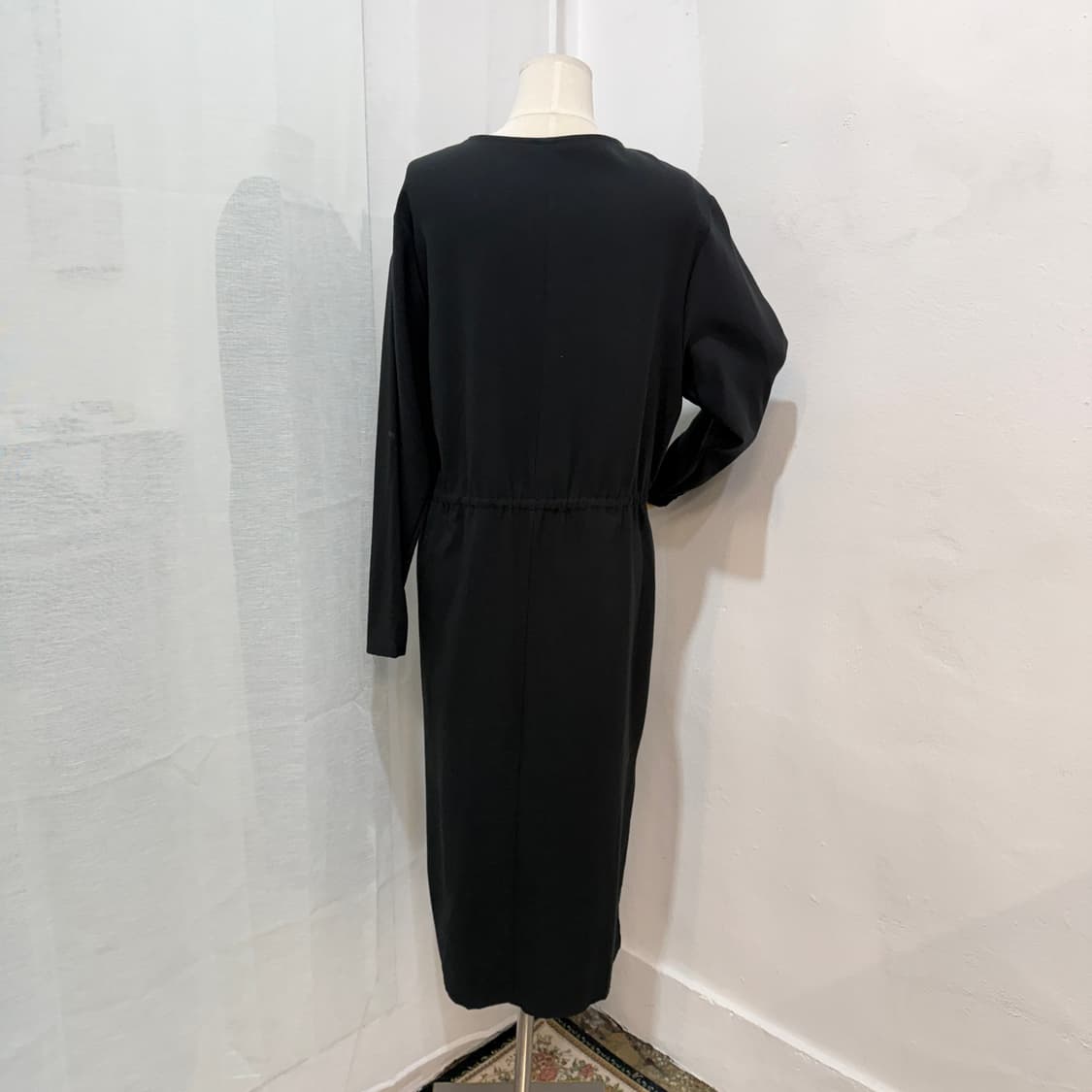 에이미그레이스 셔츠롱원피스 블랙원피스 2966 상품이미지4