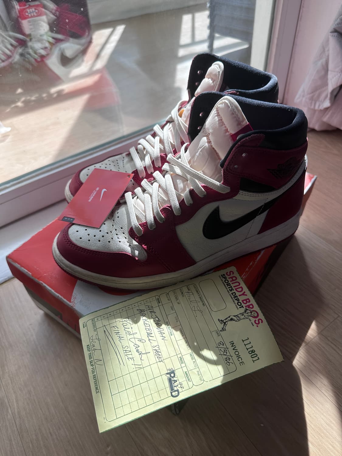 조던 1 하이 시카고 로스트앤파운드 270사이즈 상품이미지2