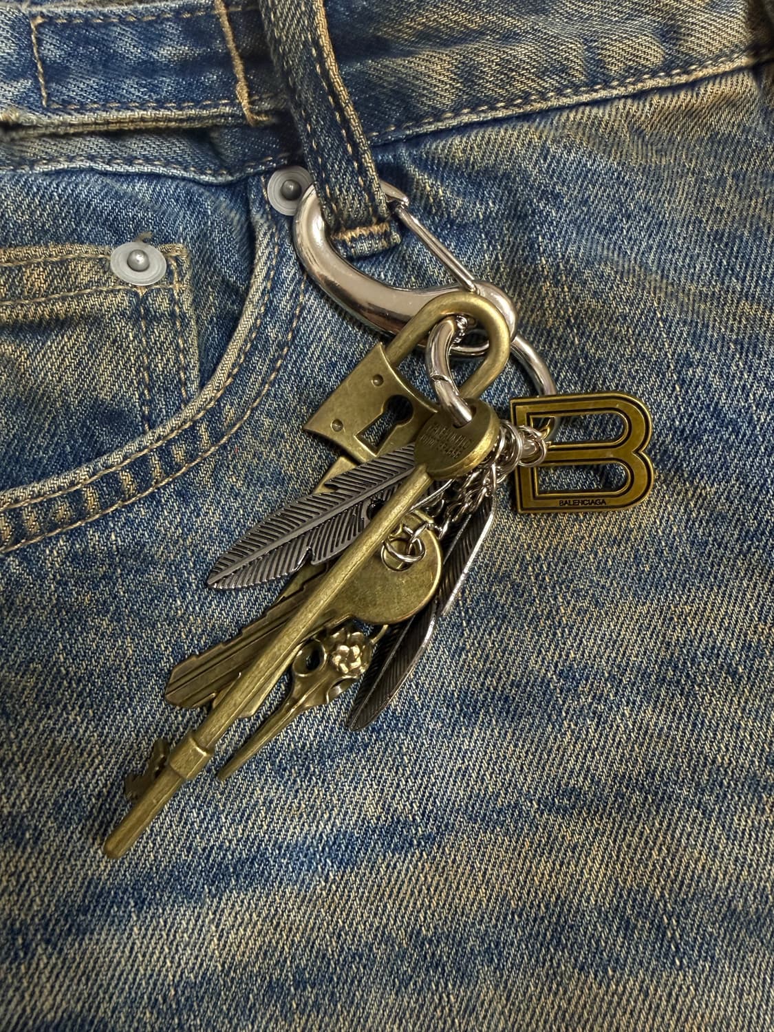 패션 키링 (🪶🔑⛓️🔐) 상품이미지5