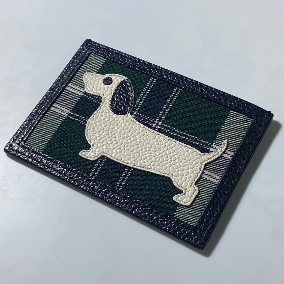 [정품] 톰브라운 RWB 헥터 타탄체크 카드지갑 상품이미지1