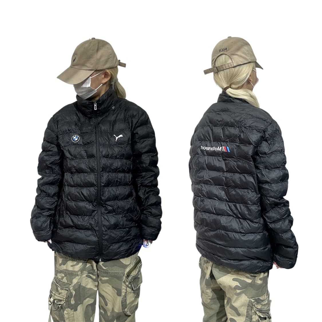 푸마 bmw 블랙 경량 패딩 자켓 점퍼  상품이미지1