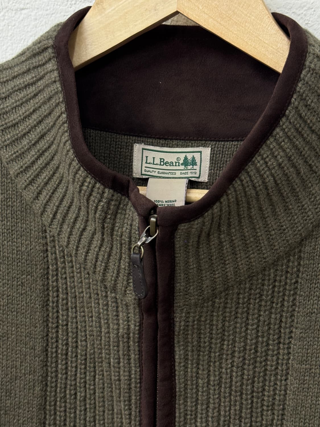 엘엘빈 니트 조끼 집업(T34) 상품이미지3