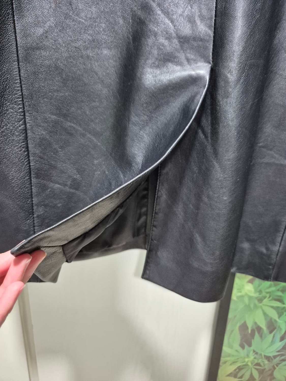 (타임세일)VTG. FORMIA 포미아 블랙 양가죽 자켓 상품이미지7