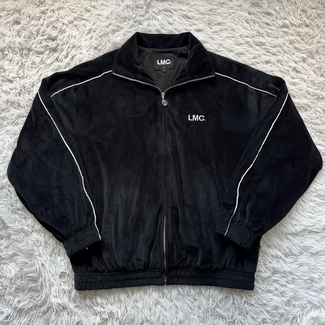 LMC 일본빈티지 벨벳 벌룬 집업 엘엠씨 벨벳집업 남여공용 M 100 상품이미지2
