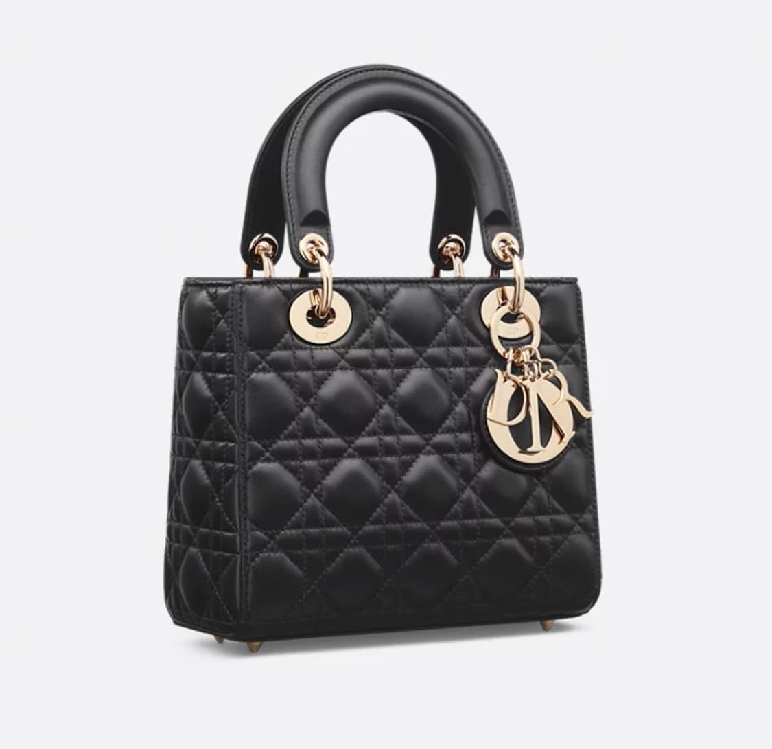 디올 레이디백 스몰 블랙금장 상품이미지1