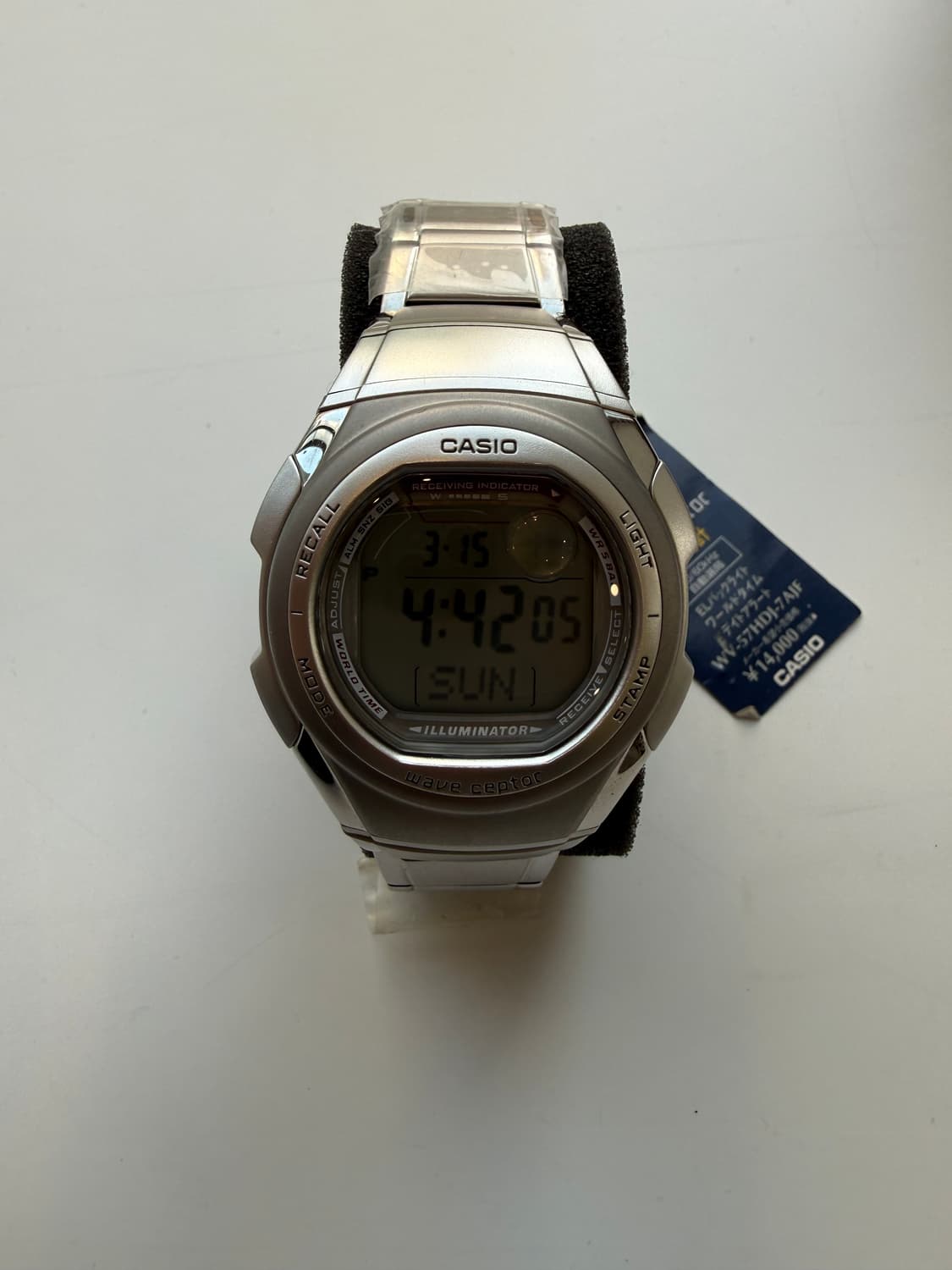 Deadstock Casio 올드 카시오 웨이브셉터 전파시계 상품이미지2