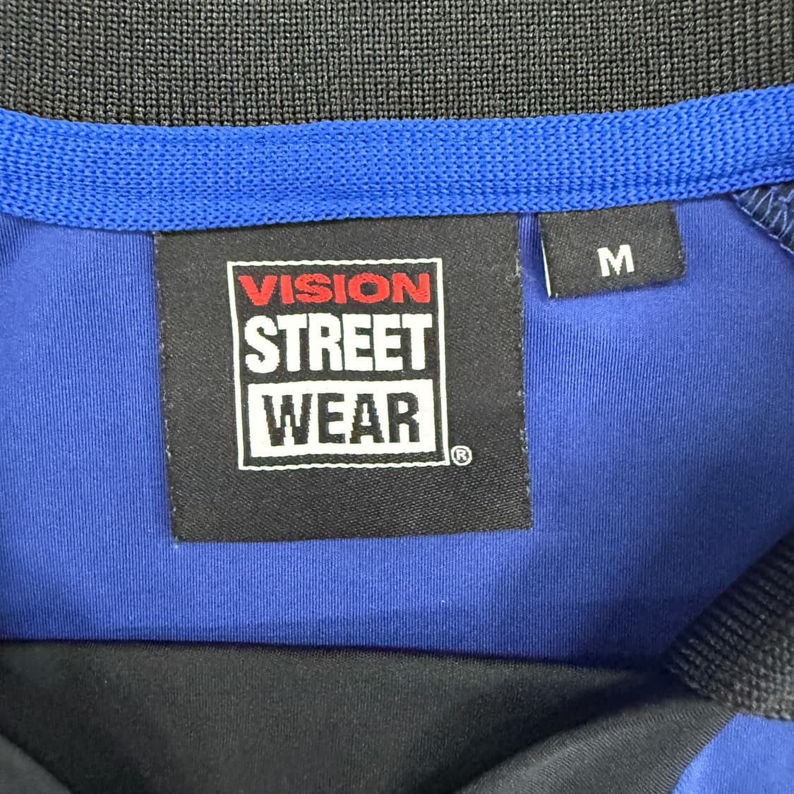 (M)비전 스트릿 웨어 블록코어 풋볼져지 티셔츠(블루) 상품이미지2