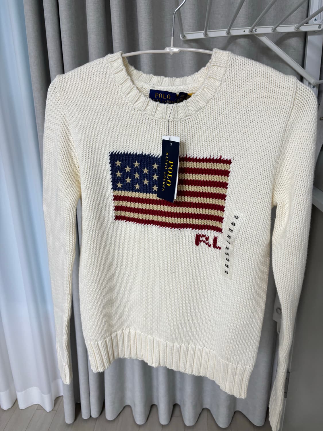 미국 폴로 랄프로렌 성조기 니트 XS 새상품 정가 $268 상품이미지1