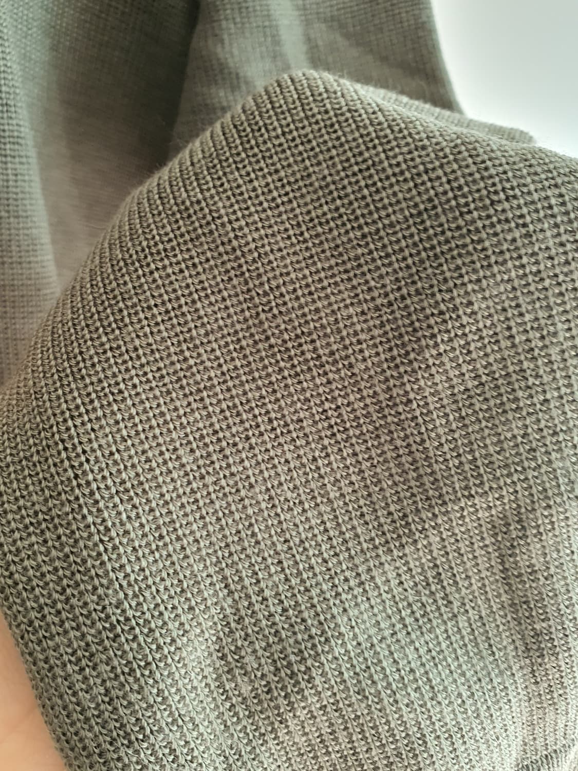 [모리걸] 롱 가디건 카키색 상품이미지4