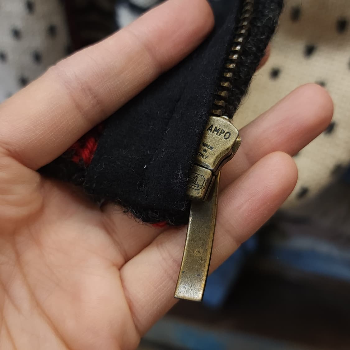 90s 데일 오브 노르웨이 퓨어 뉴울 노르딕 패턴 풀집 울 스웨터 M 상품이미지8