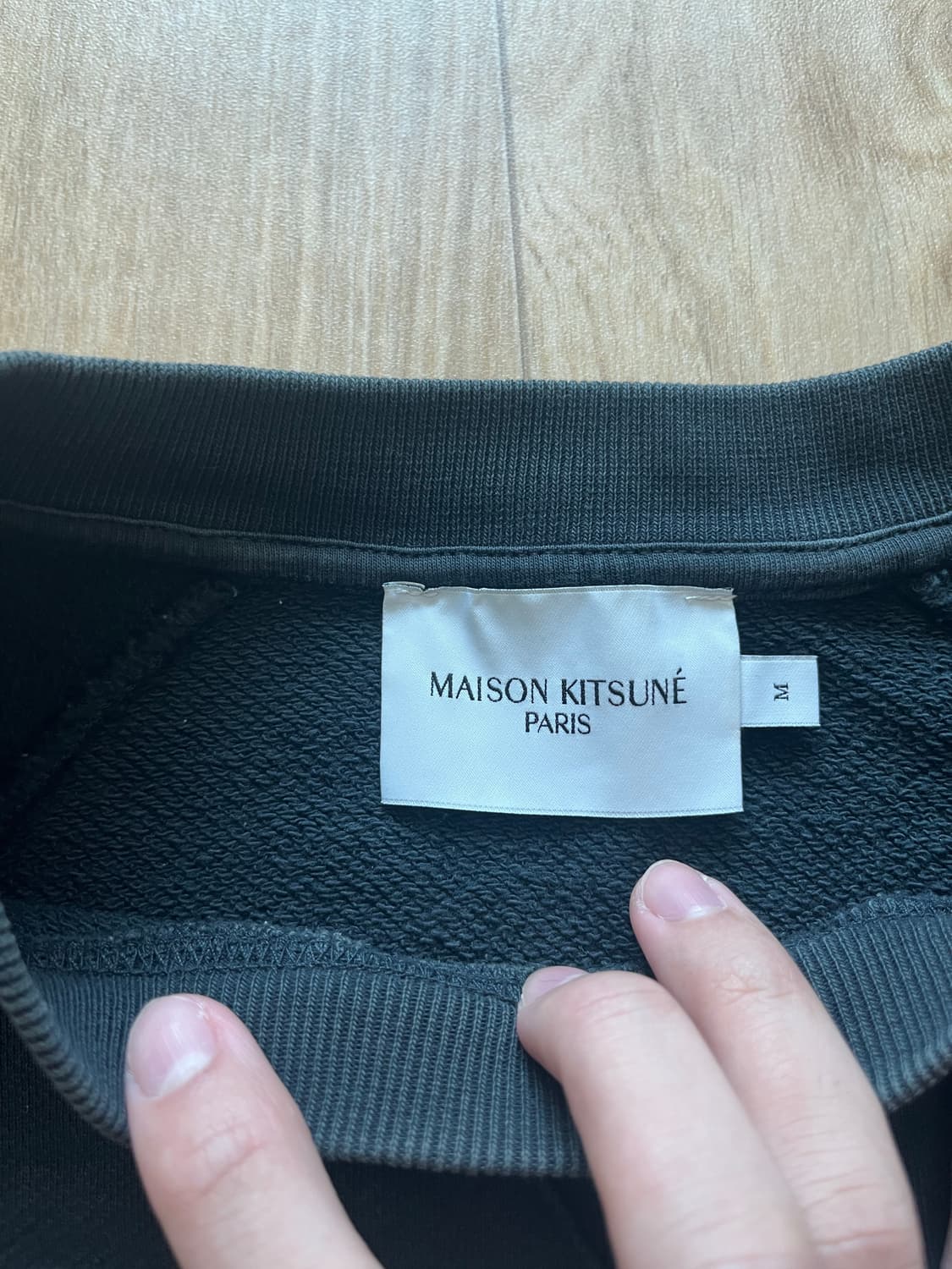 메종키츠네 더블폭스 맨투맨 M 상품이미지4