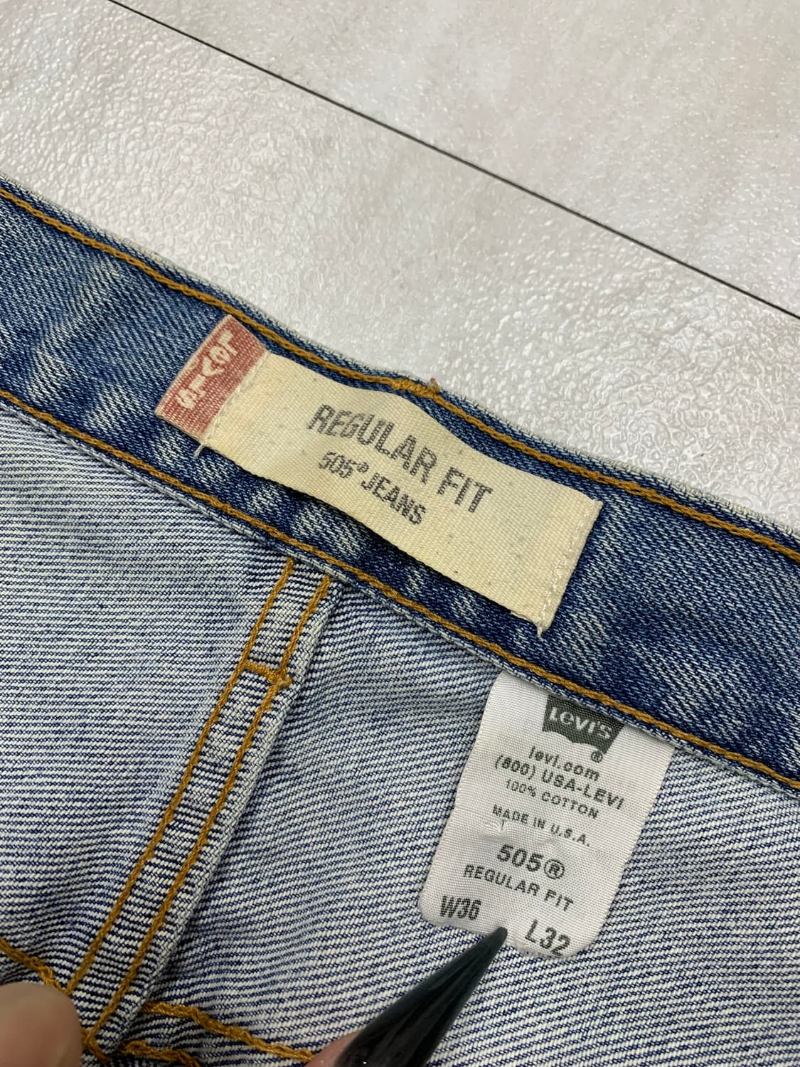 리바이스 505 데님 팬츠 #432 상품이미지4