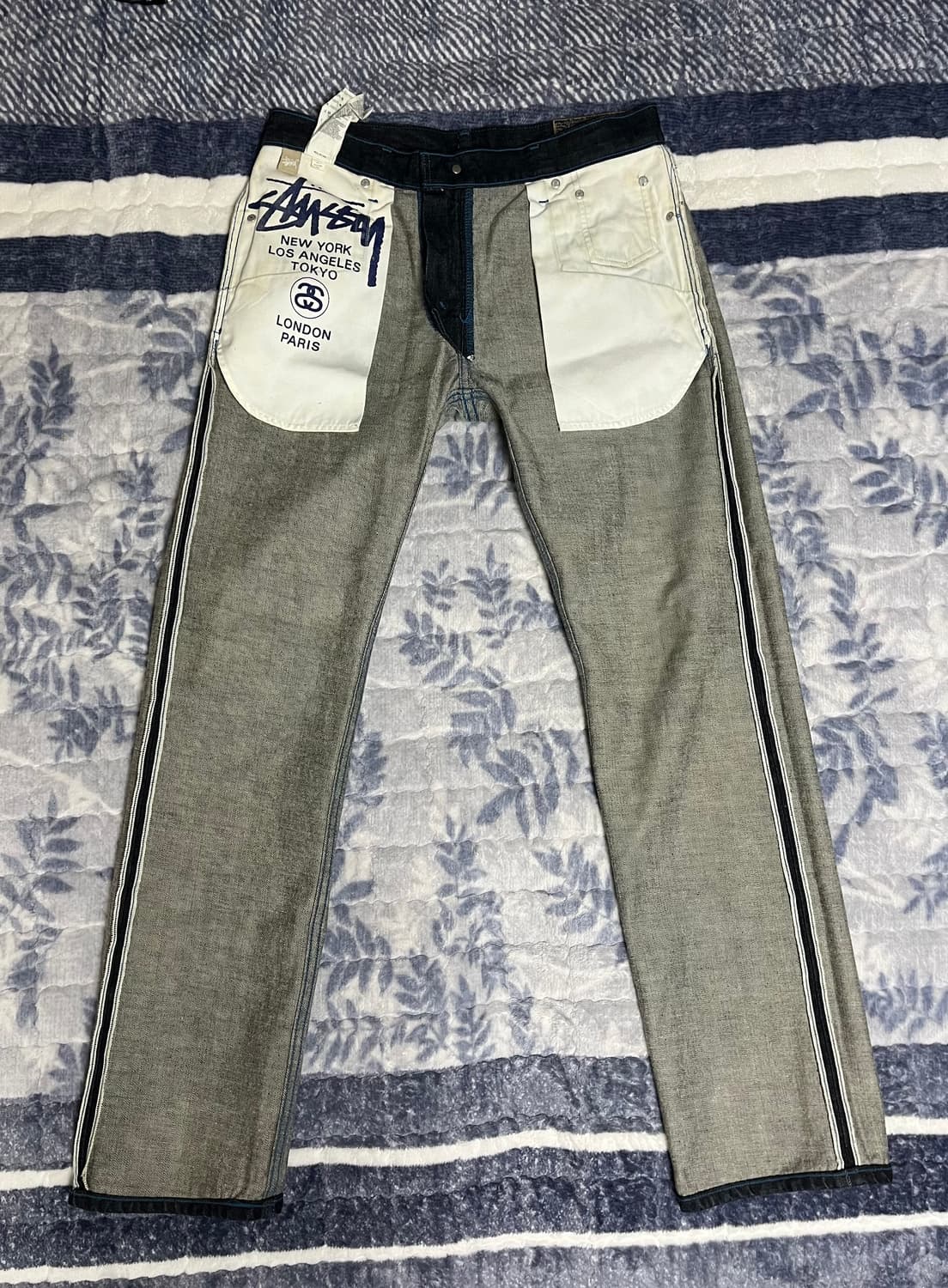 스투시x리바이스 콜라보 셀비지 데님 30/30 501 상품이미지6