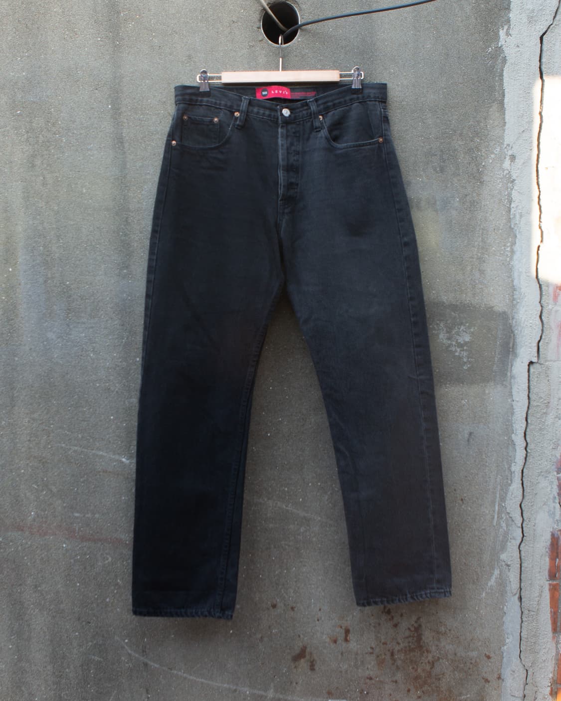 90s 리바이스 501 블랙 데님 팬츠 38/32 USA made 상품이미지1