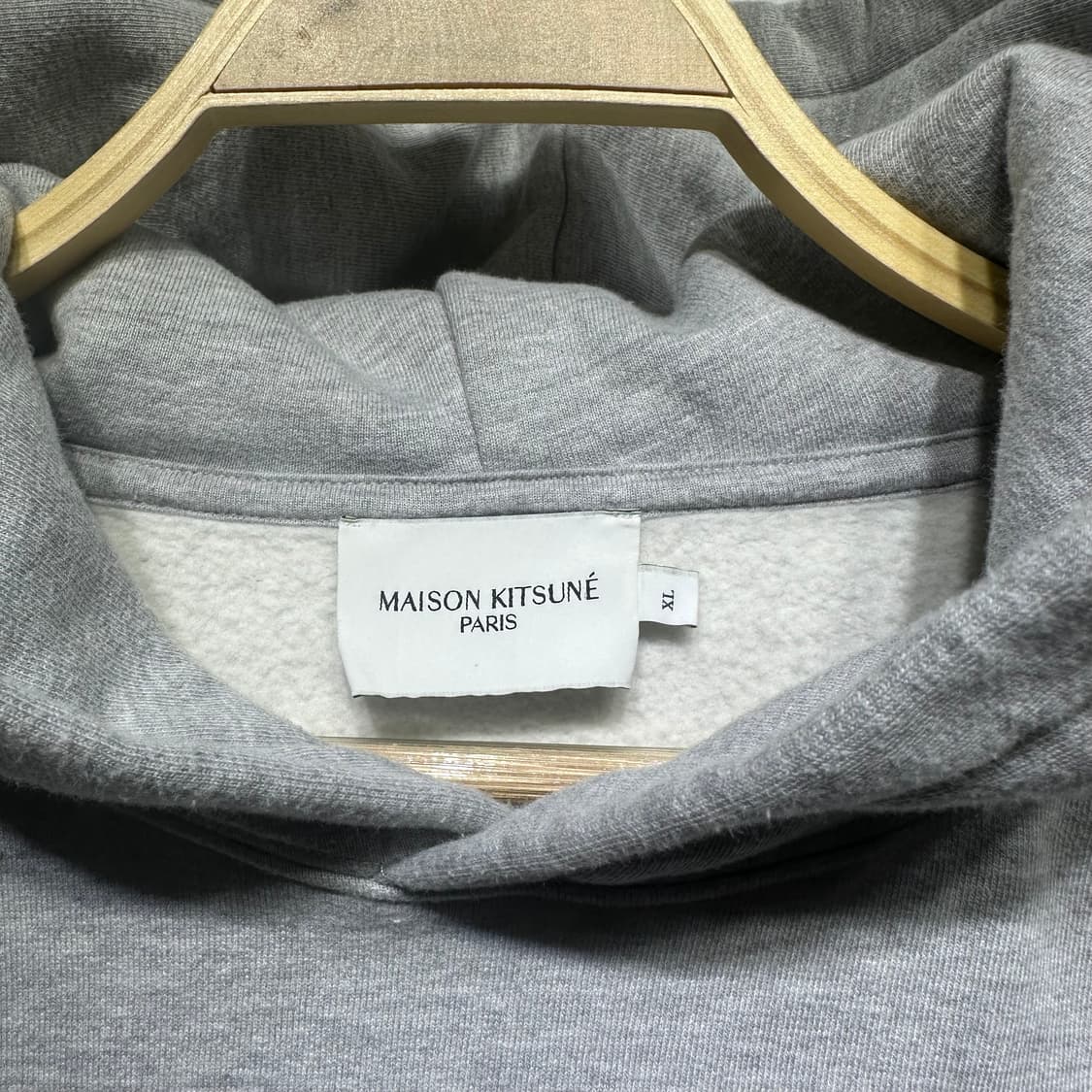매종키츠네 그레이 후드 판매합니다 상품이미지4