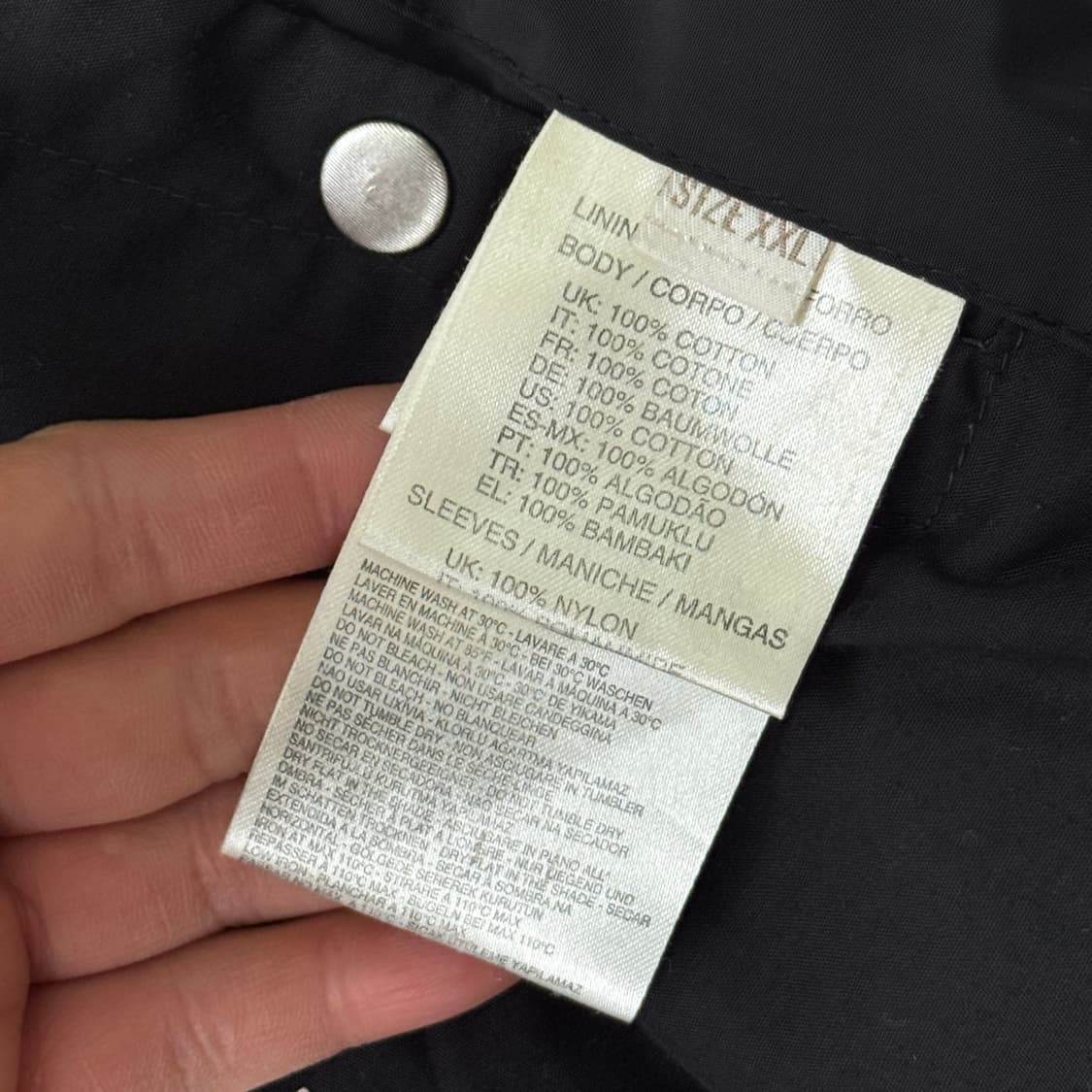 디젤 나일론 바이커 자켓 XXL 상품이미지6