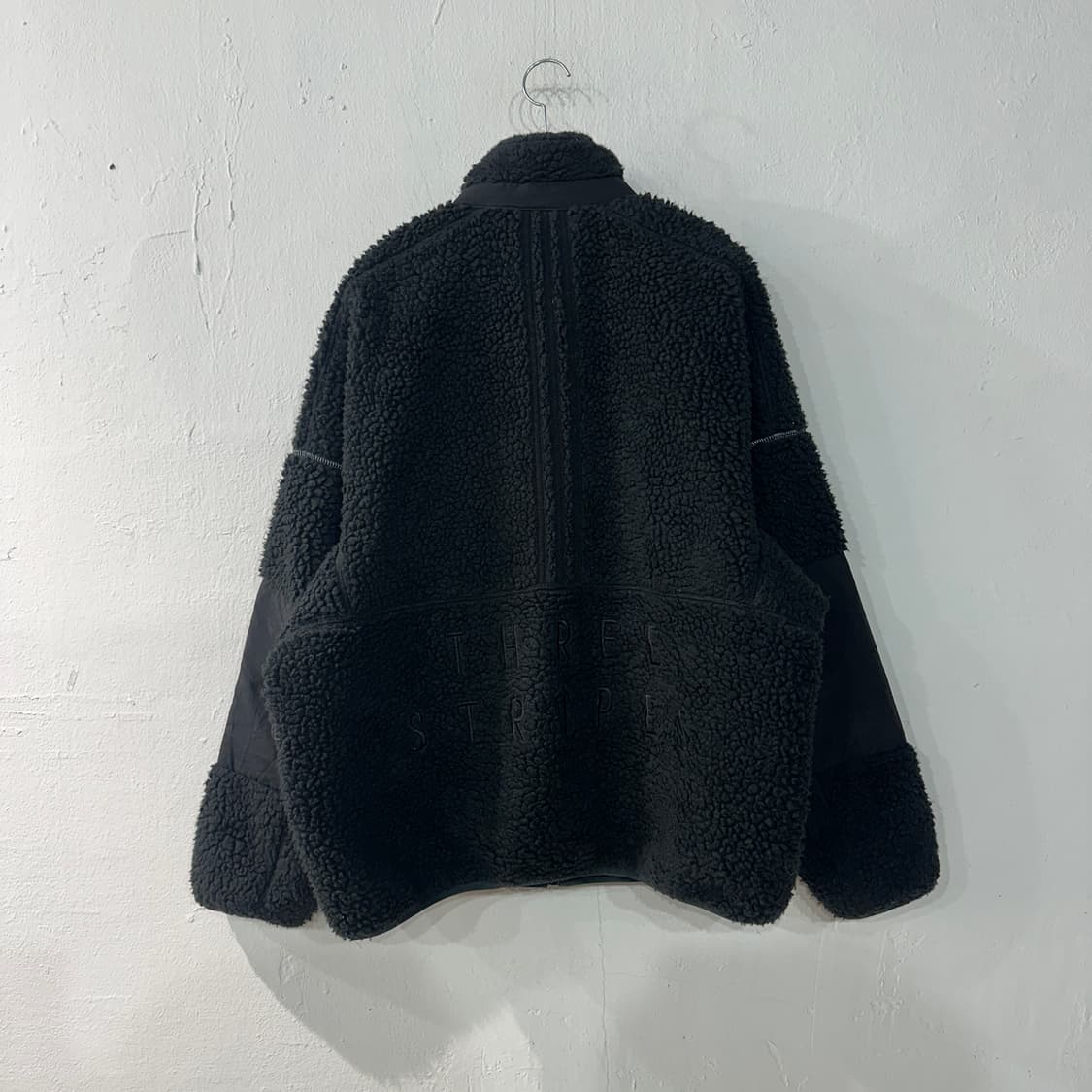 아디다스 플리스 양털 점퍼 L 상품이미지3