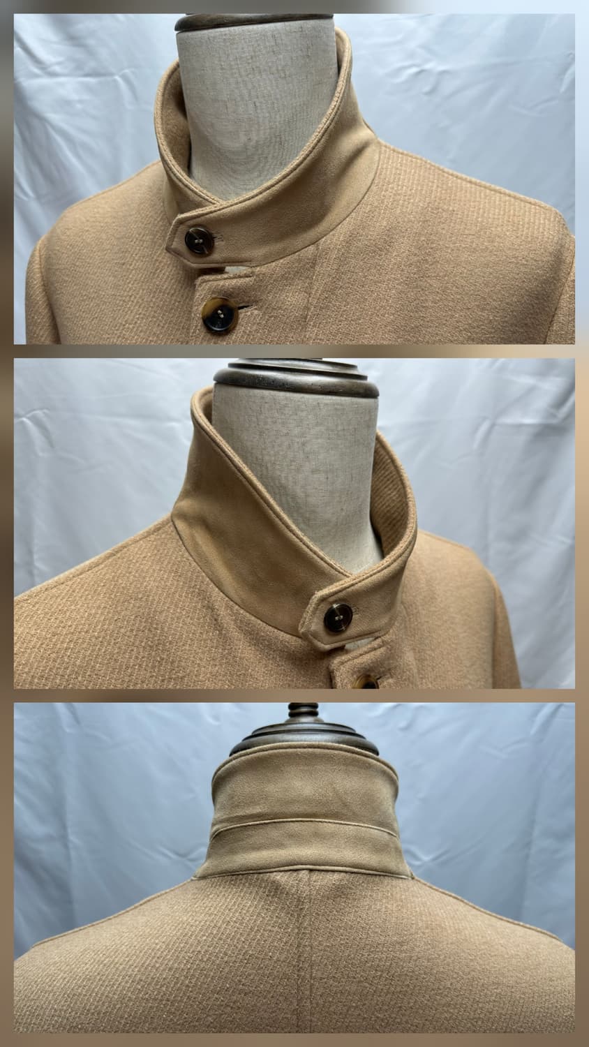 로로피아나 로드스터 카멜 자켓 XL(105~110) 민트급 판매 상품이미지5