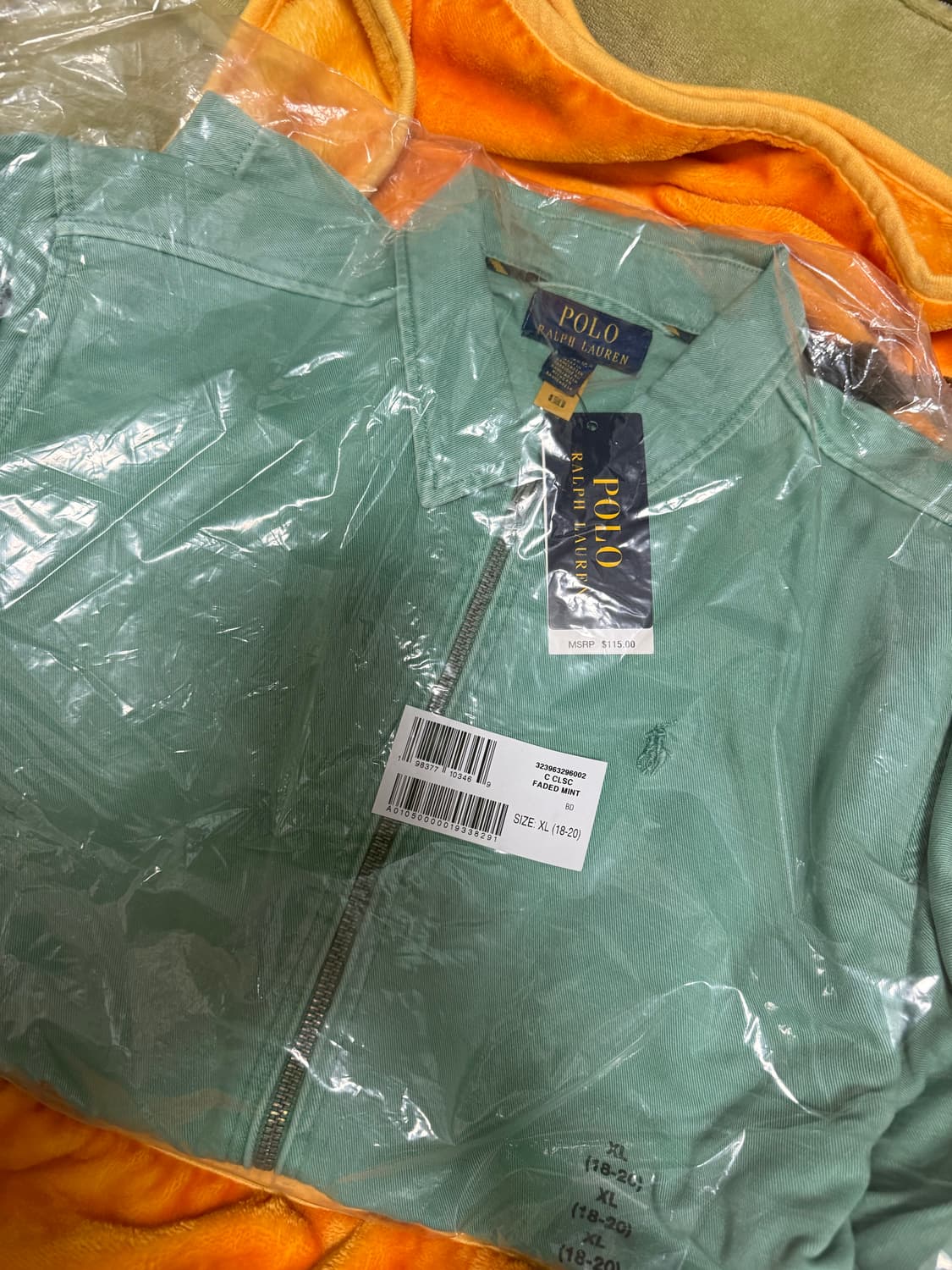 새상품 폴로 보이즈 치노 자켓 민트 상품이미지6