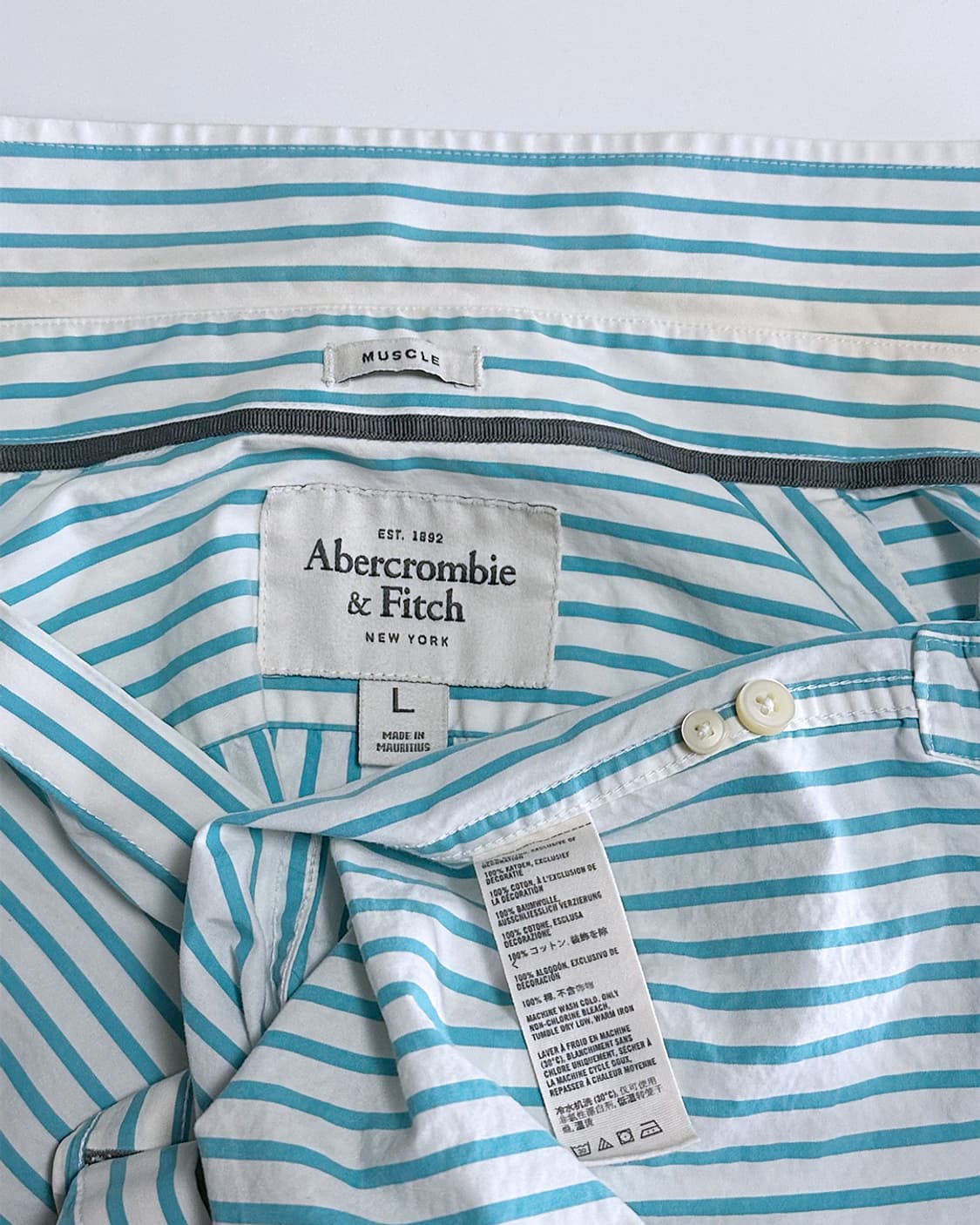 아베크롬비 스트라이프 셔츠 상품이미지4