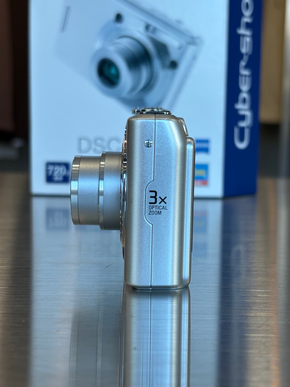 박스O/민트급)소니 사이버샷 dsc-w35 실버 빈티지디카 상품이미지4