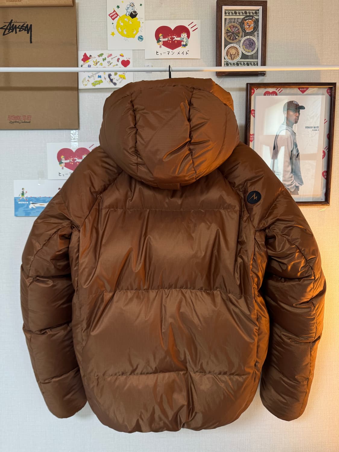 [L]마모트 나일론 구스다운 패딩 자켓 브라운 상품이미지3