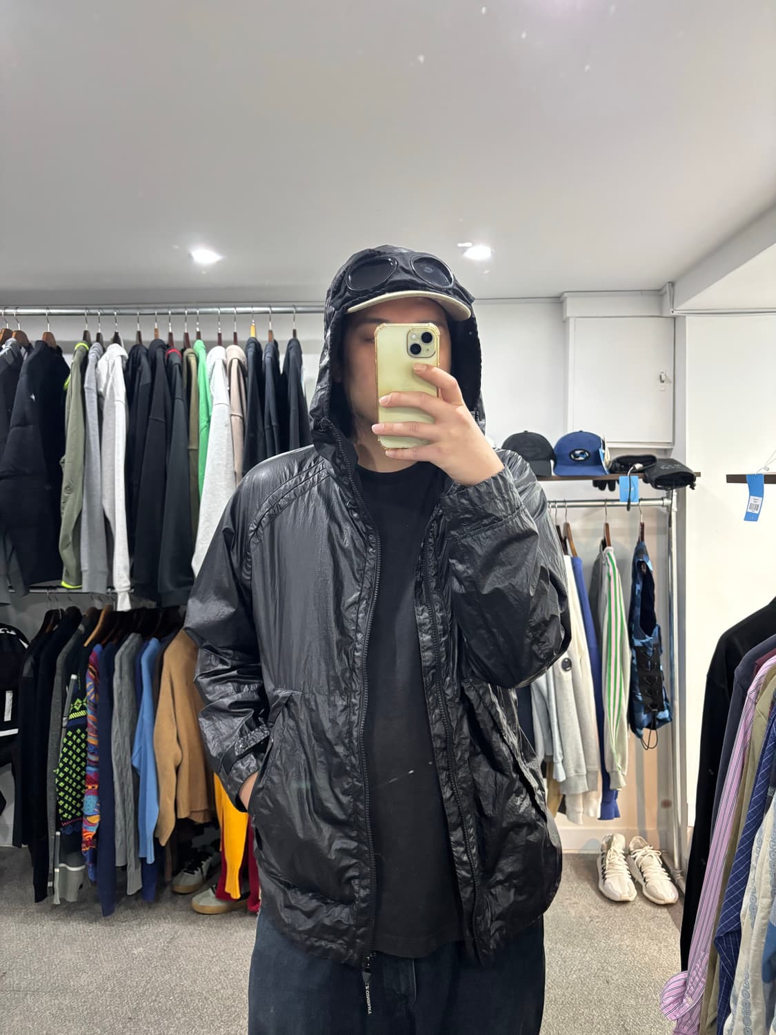 CP company NYBER 가먼트 다이드 고글 자켓  상품이미지4
