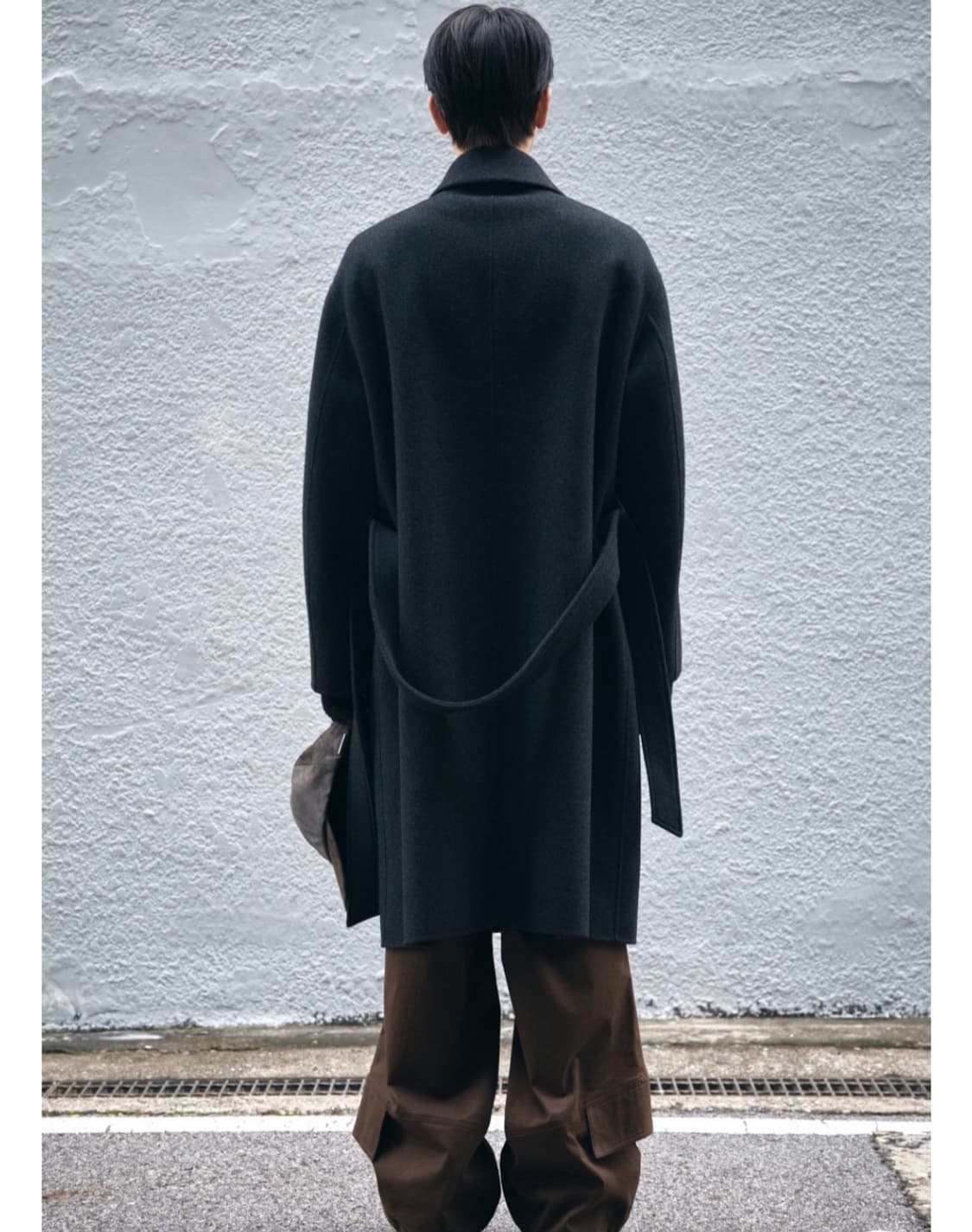 커스텀멜로우 Grey Cashmere Blended Mac Coat맥코트 상품이미지3