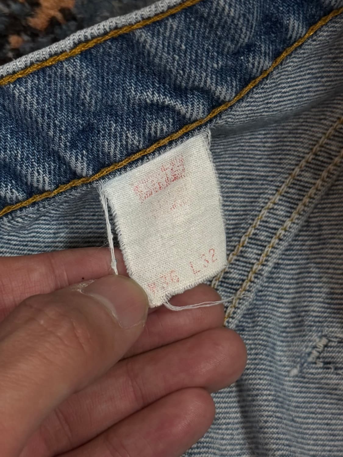 90's USA Made 빈티지 리바이스 517 오렌지탭 상품이미지9