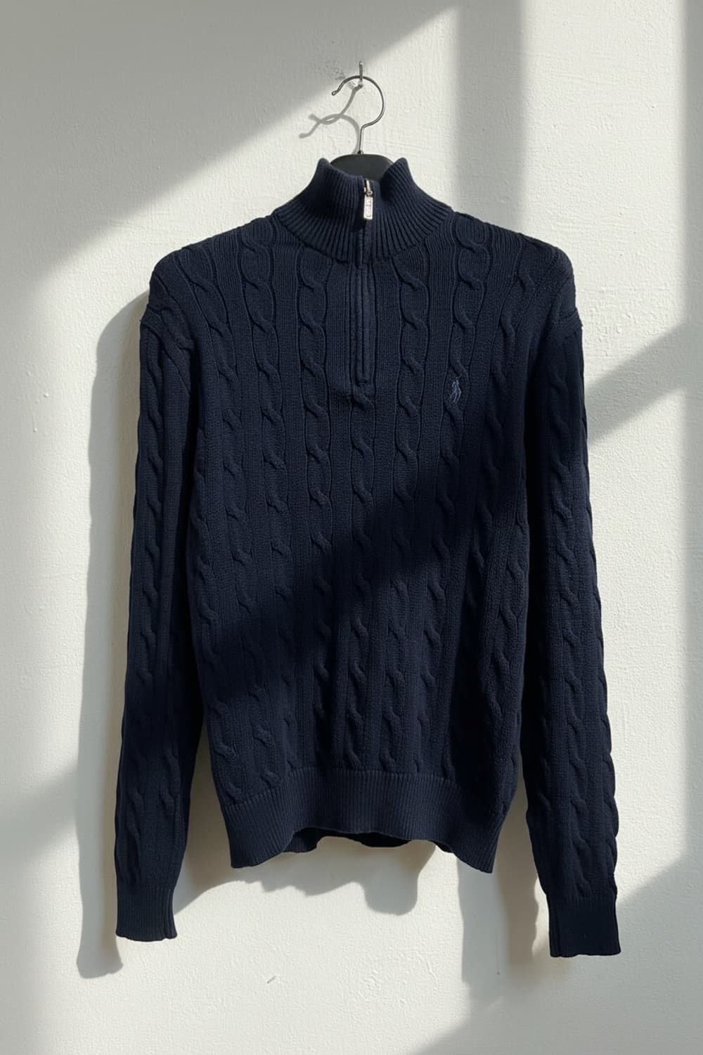 폴로 랄프로렌 네이비 하프 집업 니트 상품이미지1