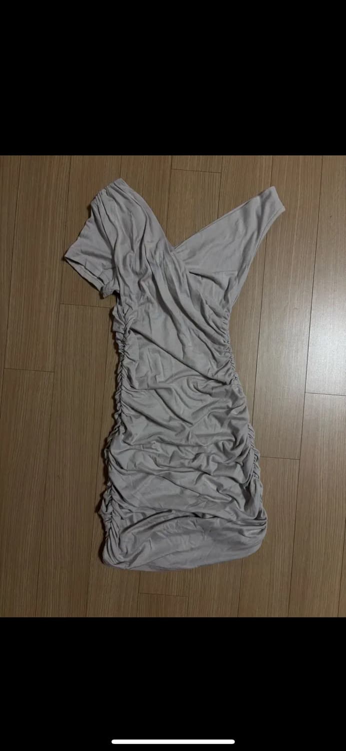 셔링 딱붙 미니원피스 상품이미지1