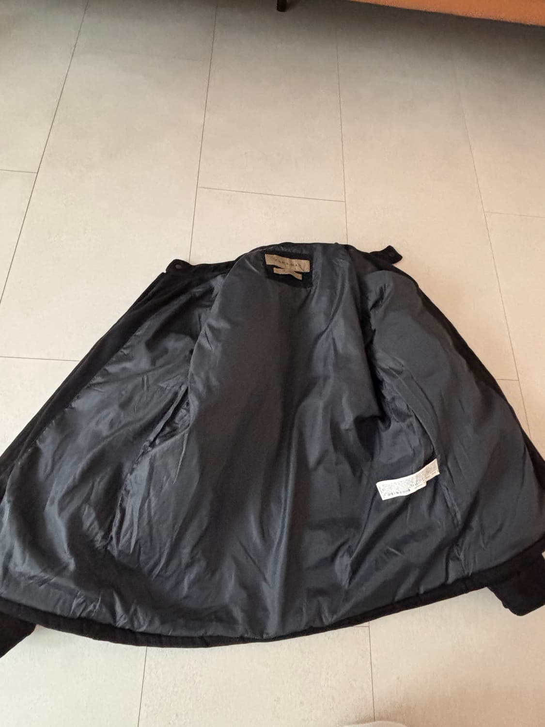 자라에서 생로랑 냄새가 난다. 퀄팅 스웨이드 라이더 자켓 L 상품이미지3