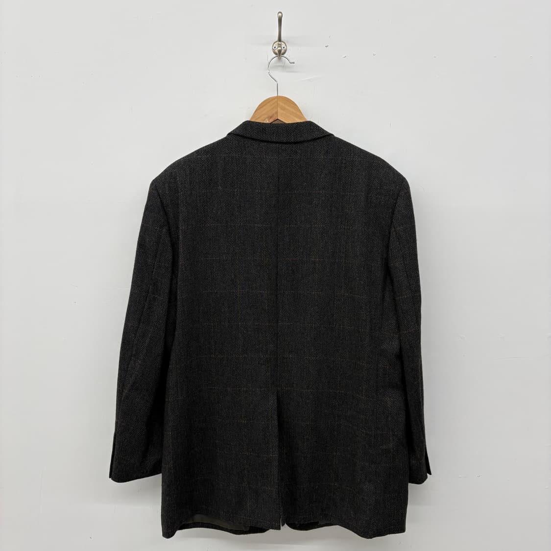 모다 디 이탈리아 헤링본 캐시미어 자켓 남성 XL 상품이미지5