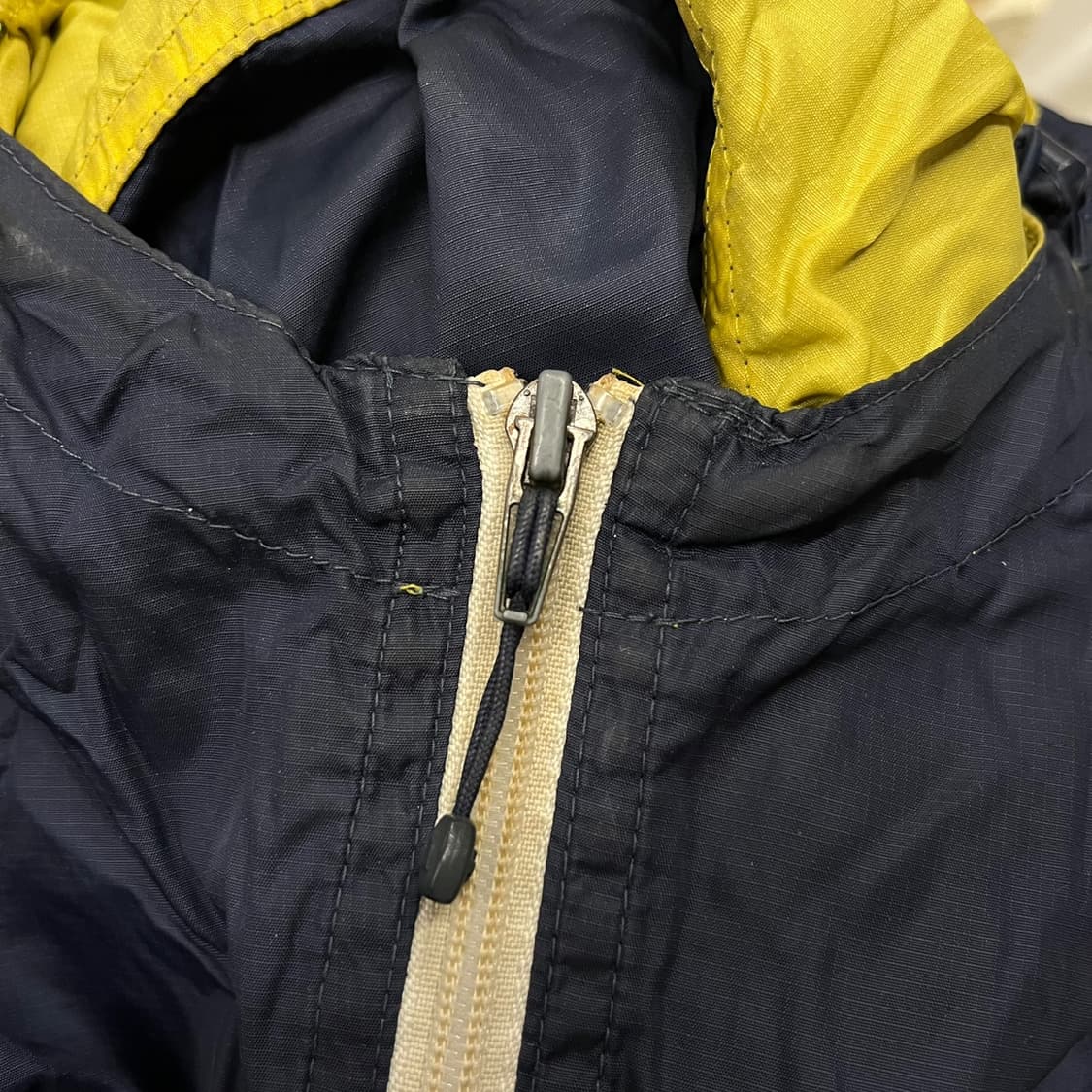 [정품/95,m] 노스페이스 바람막이 후드 집업 네이비 b14 상품이미지5