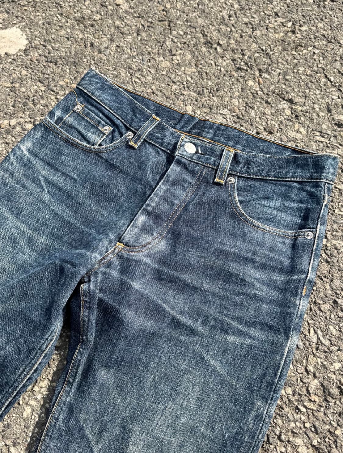 helmut lang 1999 raw denim pants 상품이미지2