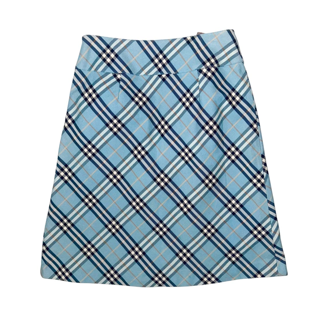 Baby Blue Check Skirt 상품이미지2