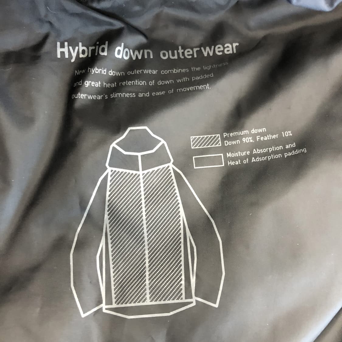 유니클로 하이브리드 다운 파카 XL  상품이미지6