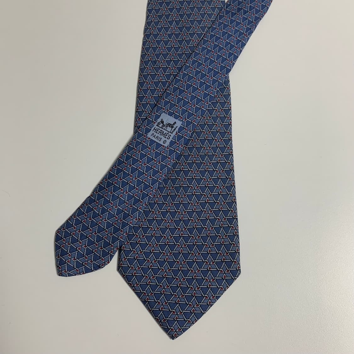 에르메스(HERMES) 명품 빈티지넥타이 B+등급 업사이클링추천 상품이미지3