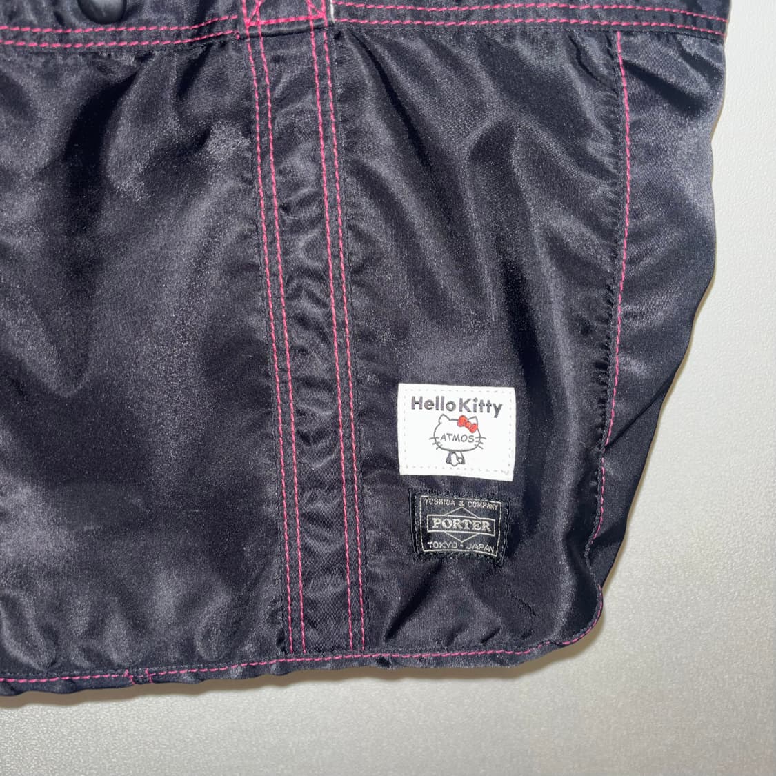 x Hellokitty - tote bag (BLK) 헬로키티 포터 상품이미지3