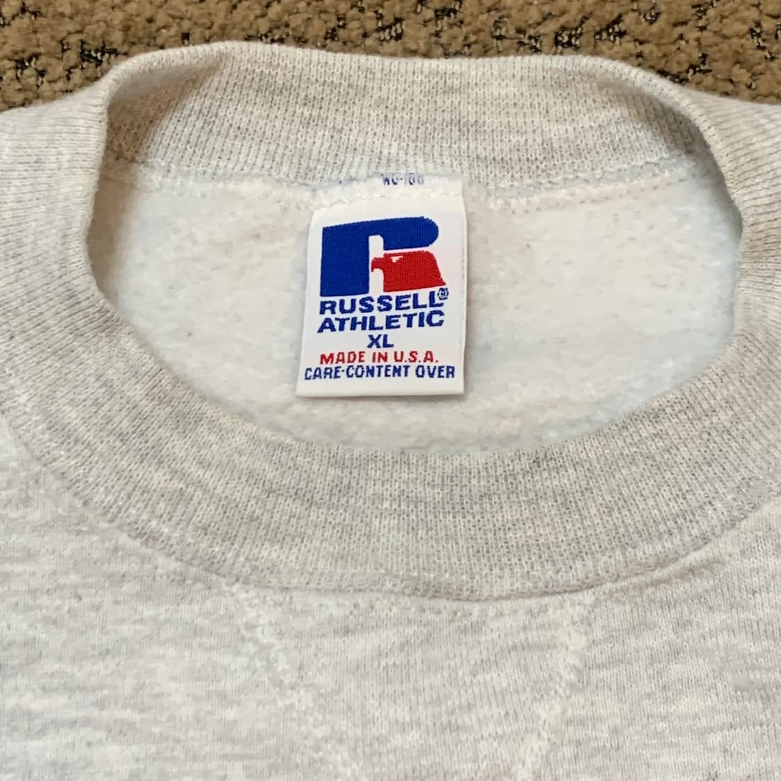 90s 러셀 프린트 스웻셔츠 (XL) 상품이미지2